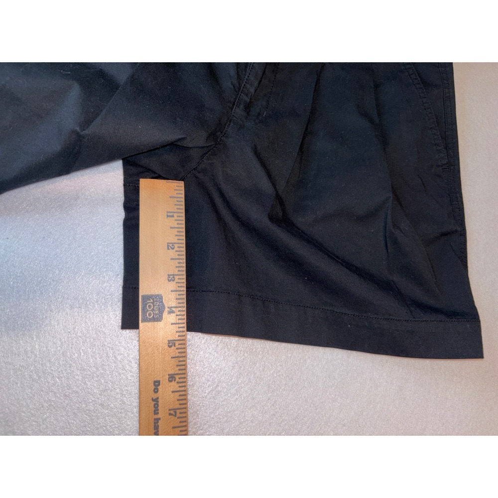 A New Day Womens High Rise Pleated Stretch Shorts Black Size 4 - Picture 7 of 9